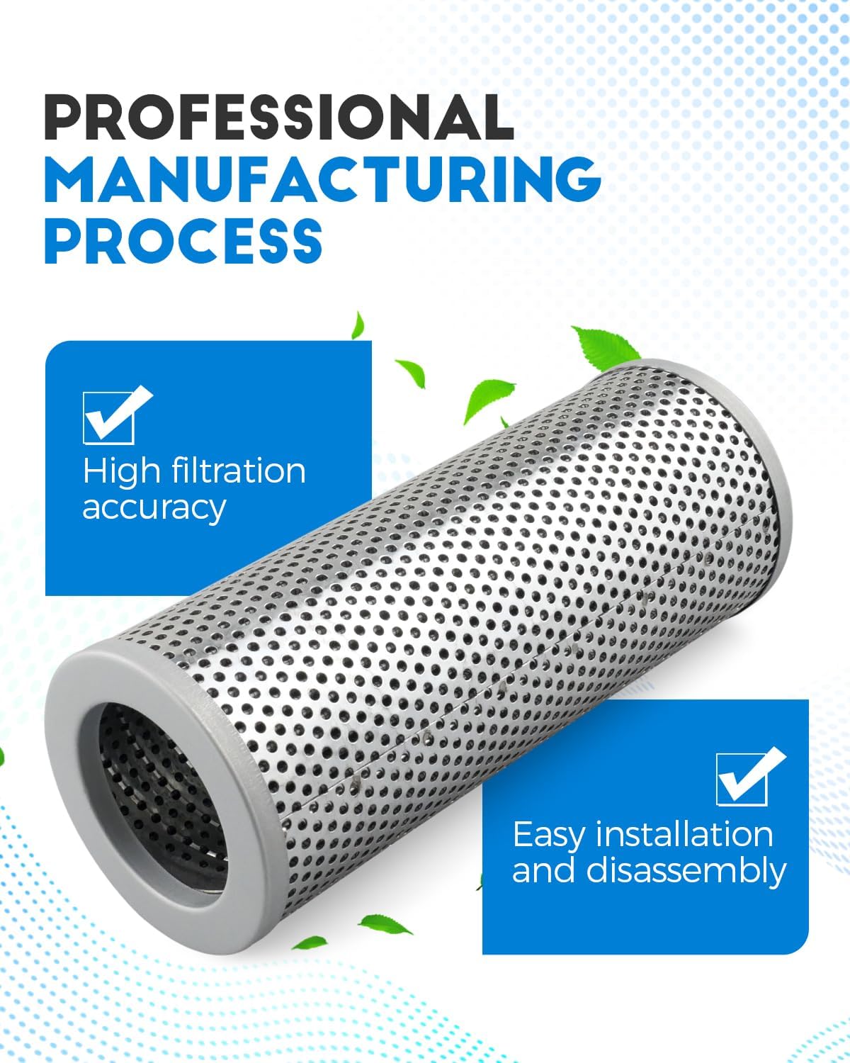 172175-73710 Hydraulic Filter Fit for YANMAR Vio20-3 Vio22-6 Vio25 Vio30-6 Vio50-3 Vio50-6 Vio55-5B, SV55 SK30 SK35 Replace PE-1586,H-5634,PR50V00002P1,SH60026, HY9658