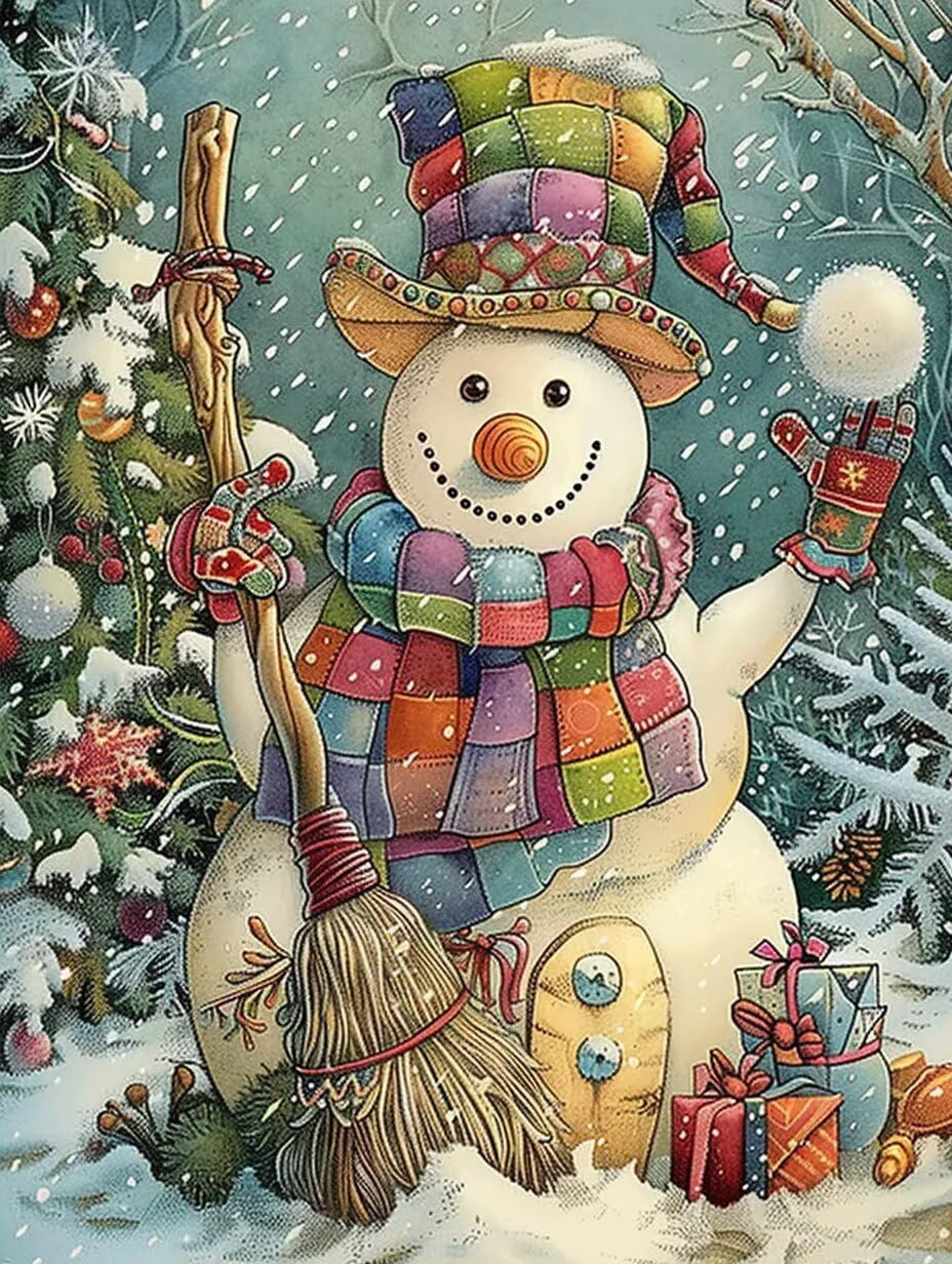 Vintage Snowman Puzzles for Adults - 70 Piece Puzzles