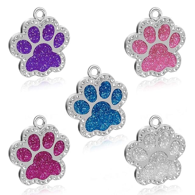 Foto 3 de 7 de Collar con colgante de gato para gato etiqueta de identificación personalizada kitty nombre de gato…