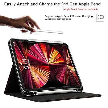 Apple iPad Pro（第３世代）11インチ 純正カバー＆Pencil付き iPadケース iPad Pro 11インチ 第三世代ケース スタンド機能