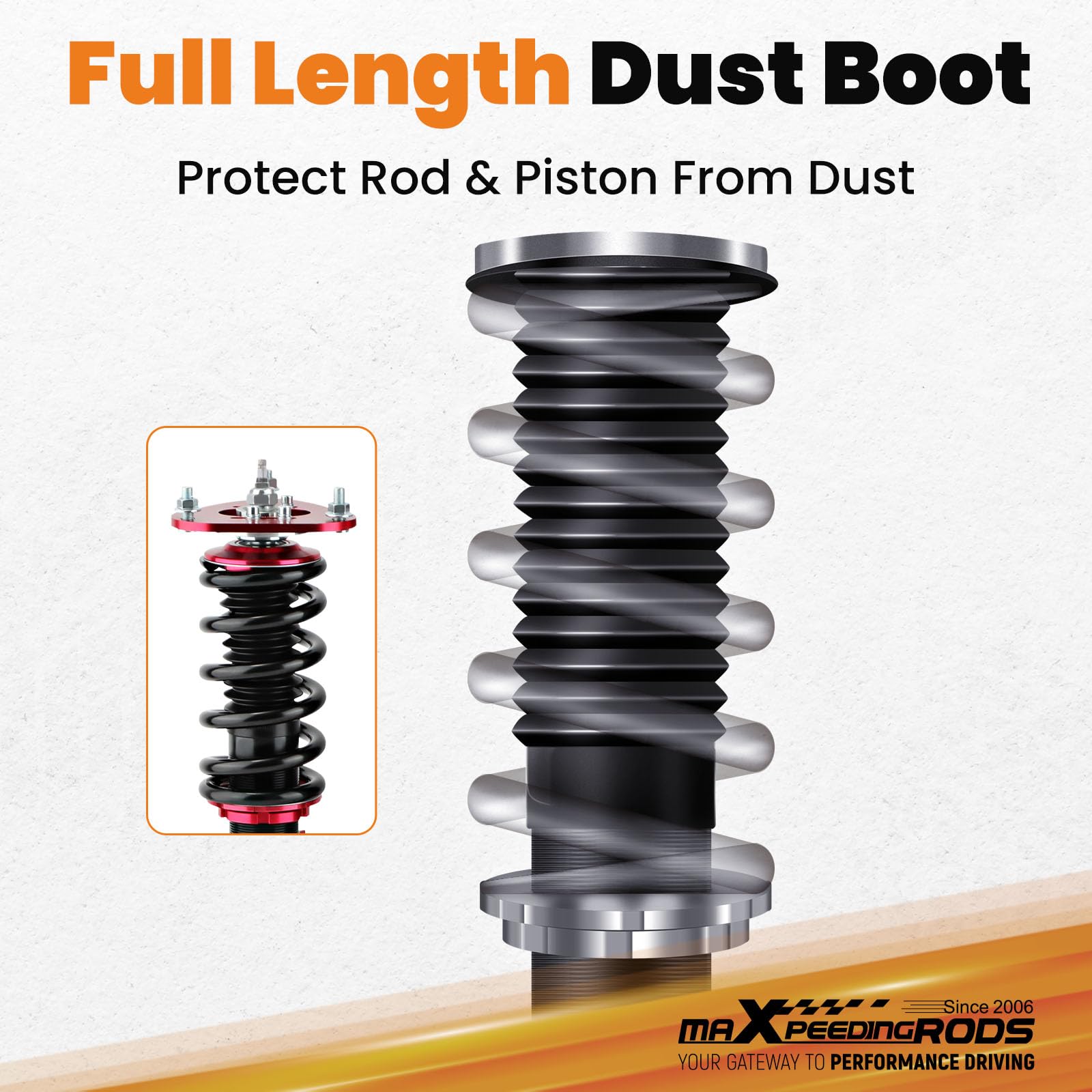 maXpeedingrods Ammortizzatore regolabile a 24 vie per Toyota Celica 1,8 VVT-i T-Sport 2000-2004