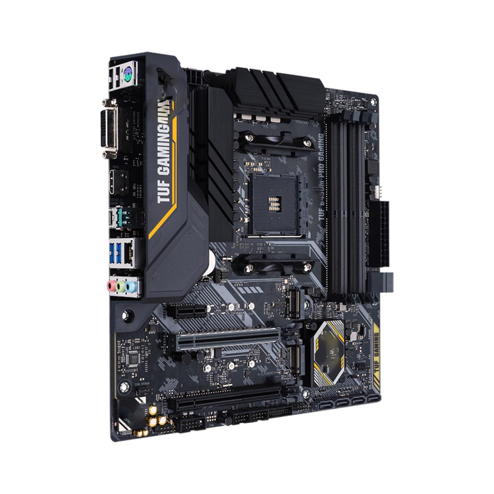 Scheda madre Scheda madre Fit For ASUS TUF B450M-PRO GAMING B450 mATX Gaming con illuminazione LED RGB Aura Sync, supporto DDR4 4400MHz, doppio M.2 USB3.1