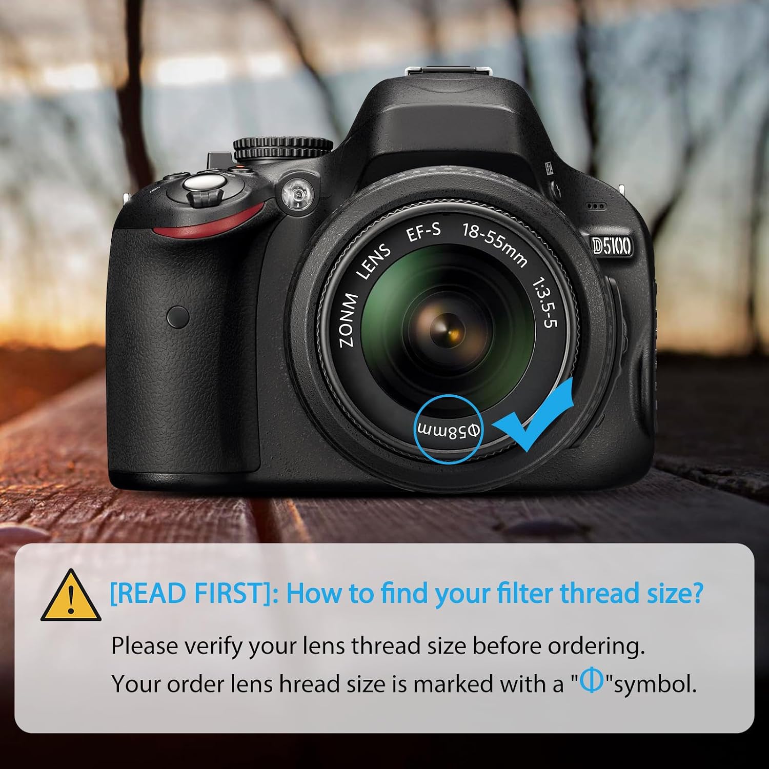 ARTCISE Star Filter 4 Lines – 77mm 4 Point Cross Screen Lens Filter for DSLR Camera Lens, Night Photography, Light Streak Effects (49mm)