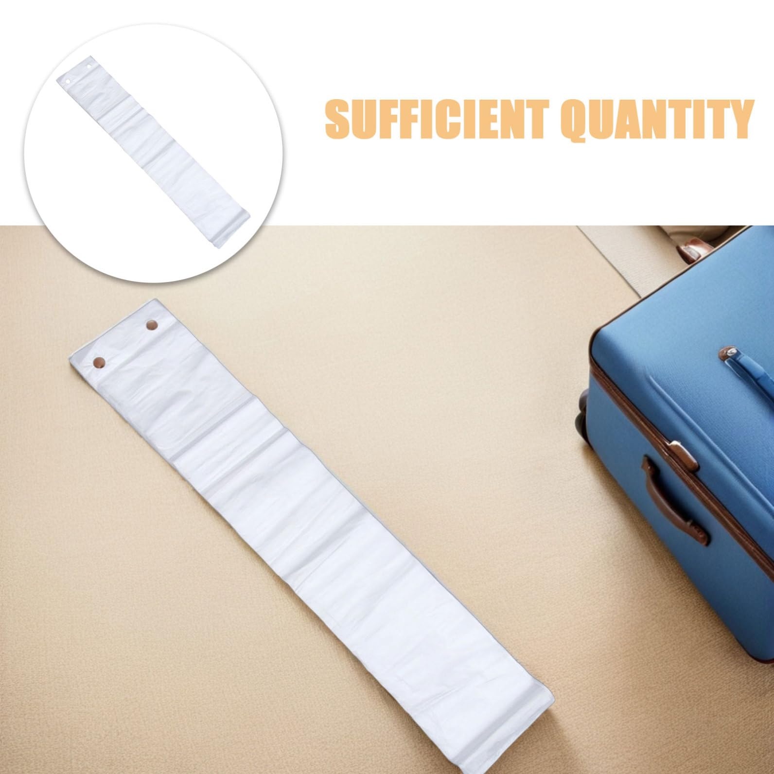 COLLBATH Funda de Paraguas Automática 200 Piezas para Uso en Hoteles y Restaurantes, Fundas Plásticas para Paraguas Mojados de Tamaño 13x72 Cm