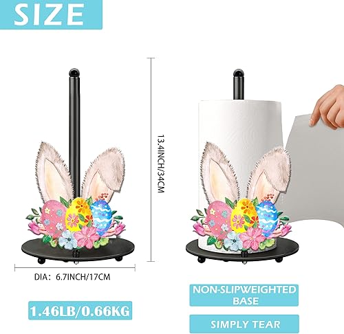 Miniatura 2 de Toalleros de papel de Pascua con orejas de conejo