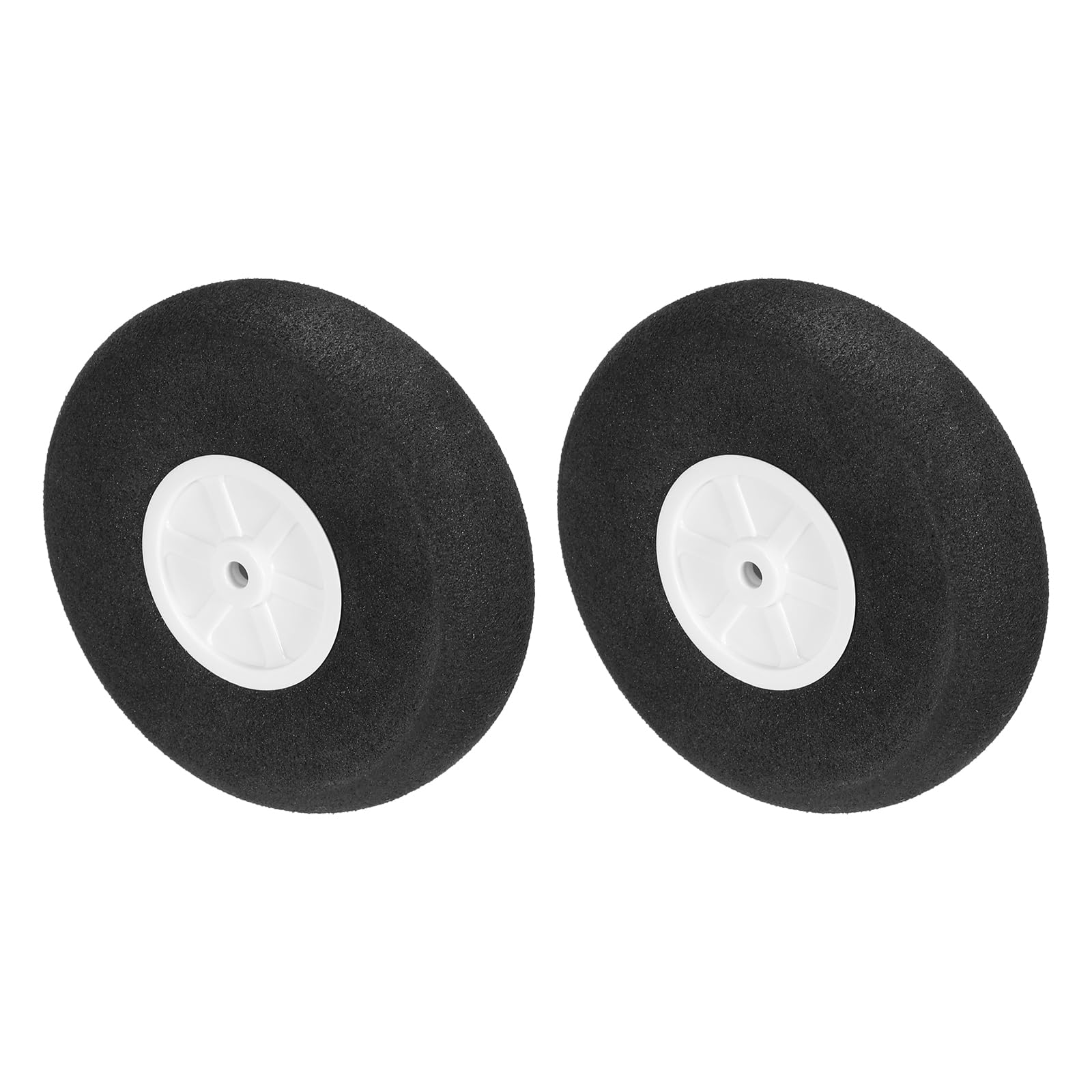MECCANIXITY RC Airplane Wheels 3" OD x 0.82" T Aircraft Sponge Wheels Foam Wheel Replacement for DIY RC Model Plane 2 Pcs