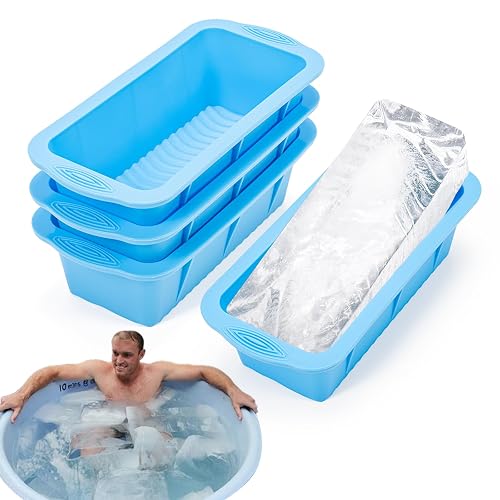 HUIRUSO Extra Large Ice Block Mold 4 Pack