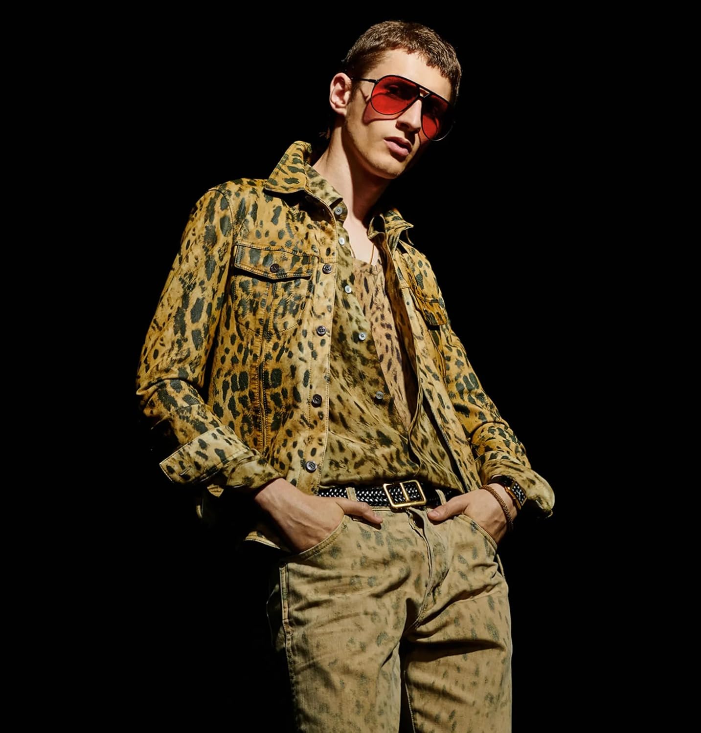 Retro Aviator Sunglasses for Women Men Oversized Classic 70s Vintage Trendy Tangle Free Square Aviators Sun Glasses - Image 7