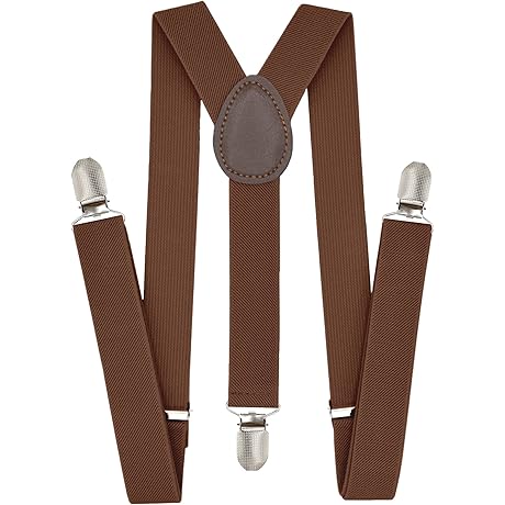 Child Boys Brown Suspenders: Perfect Style and Comfort for Young Gentlemen