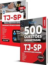 Combo TJ-SP - Escrevente Técnico Judiciário (Apostila + Caderno de Questões Gabaritadas)
