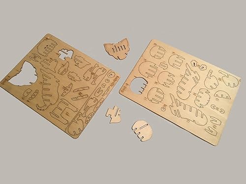 Miniatura 4 de Rompecabezas 3D para mascotas, animales de chihuahua, perro de madera, kit de modelo de rompecabezas Artesanías educativas para adultos,