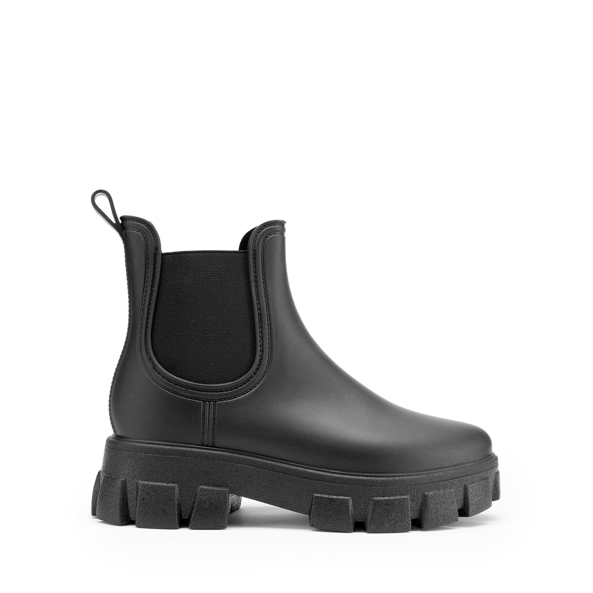 DREAM PAIRS Botines PVC de Agua Mujer Zapatos de Lluvia Impermeable Antideslizante Ligero Moda