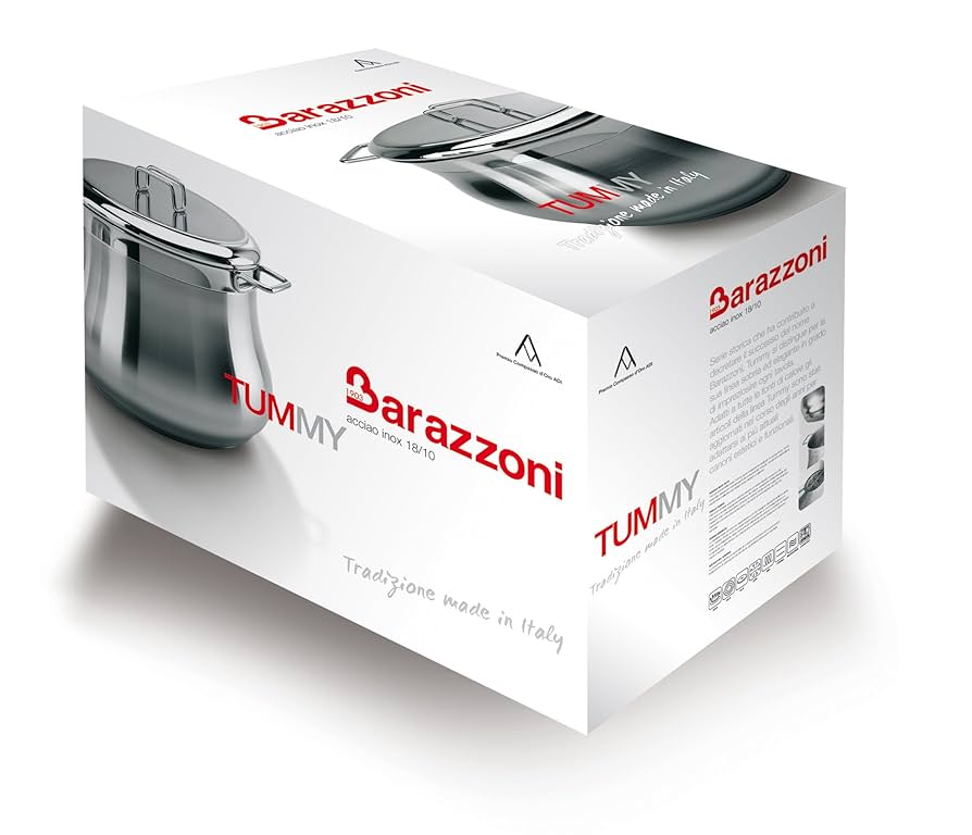 Barazzoni TUMMY 両手鍋 26cm Amazon｜Barazzoni 両手鍋 ステンレス ∅26×H13.3cm