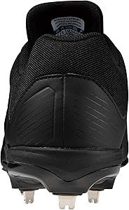 Amazon | 野球スパイク 黒 ミズノ 紐ベルト 金具スパイク ライトレボ