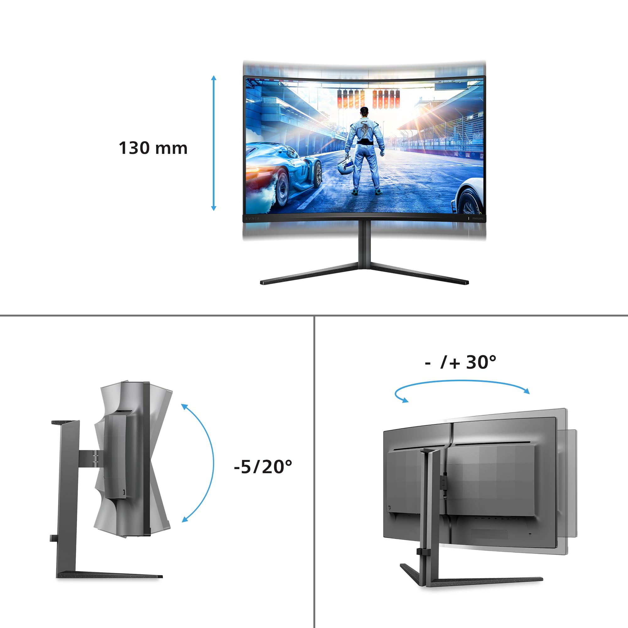 Philips Evia 32M2C5500W - 32-calowy monitor gier QHD