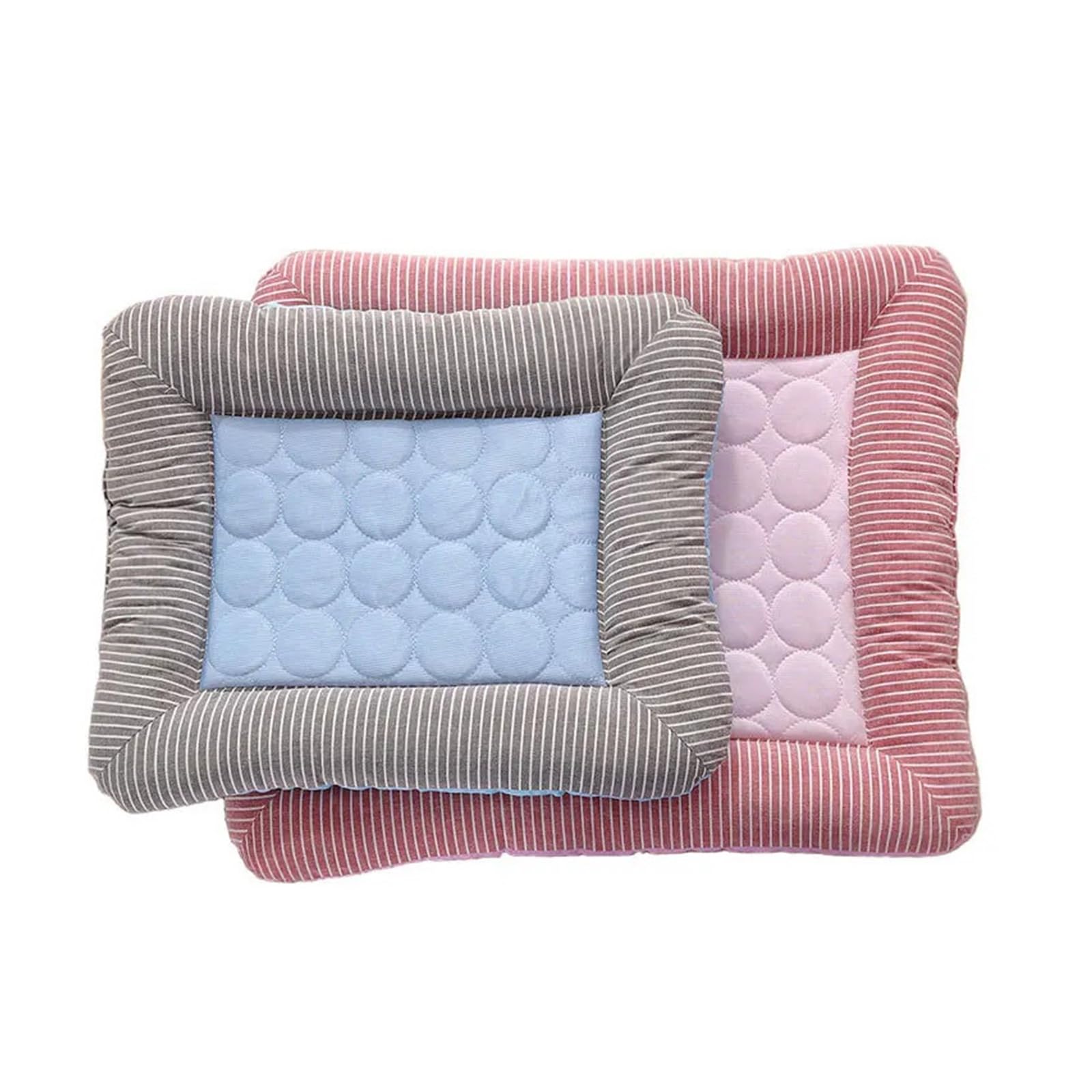 Genérico Cama con Almohadilla refrescante for Perros, Manta Fresca for Mascotas, Material de Seda Helada, Suave for Dormir en Verano, Transpirable(Pink,S 45X35CM)