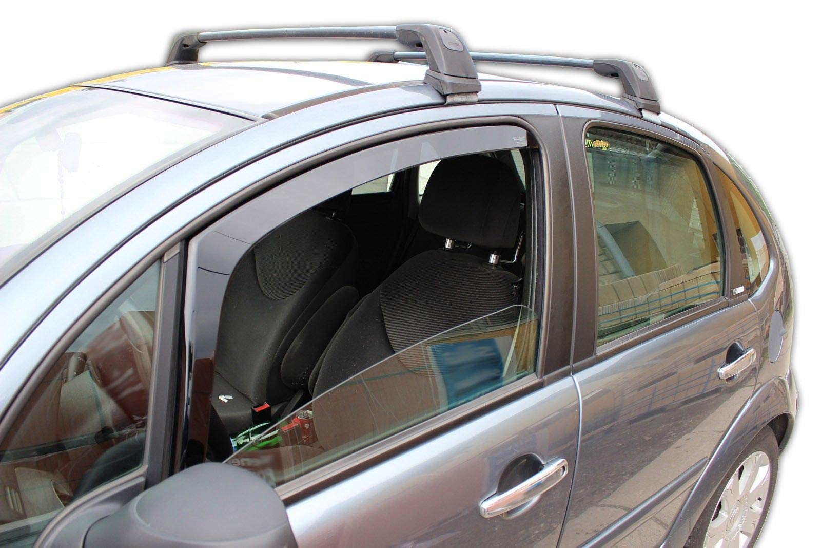 Deflettori D'Aria Heko Per Citroën C3 Dal 2017 - Set 2 Pezzi Antivento E Antipioggia - Foto 7