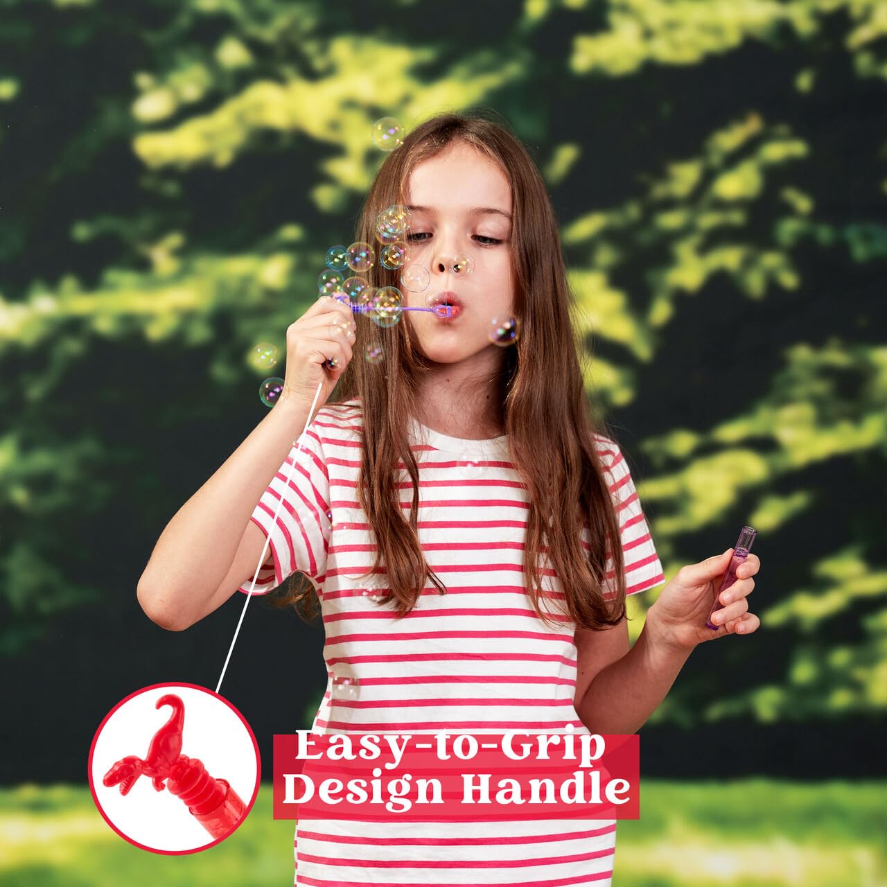 JOYIN 32 mini różdżki bąbelkowe dla dzieci, 8 kolorów, mini różdżki z bąbelkami z dinozaurami, pudełko na skarby, nagrody dla chłopców i dziewcząt, prezenty imprezowe