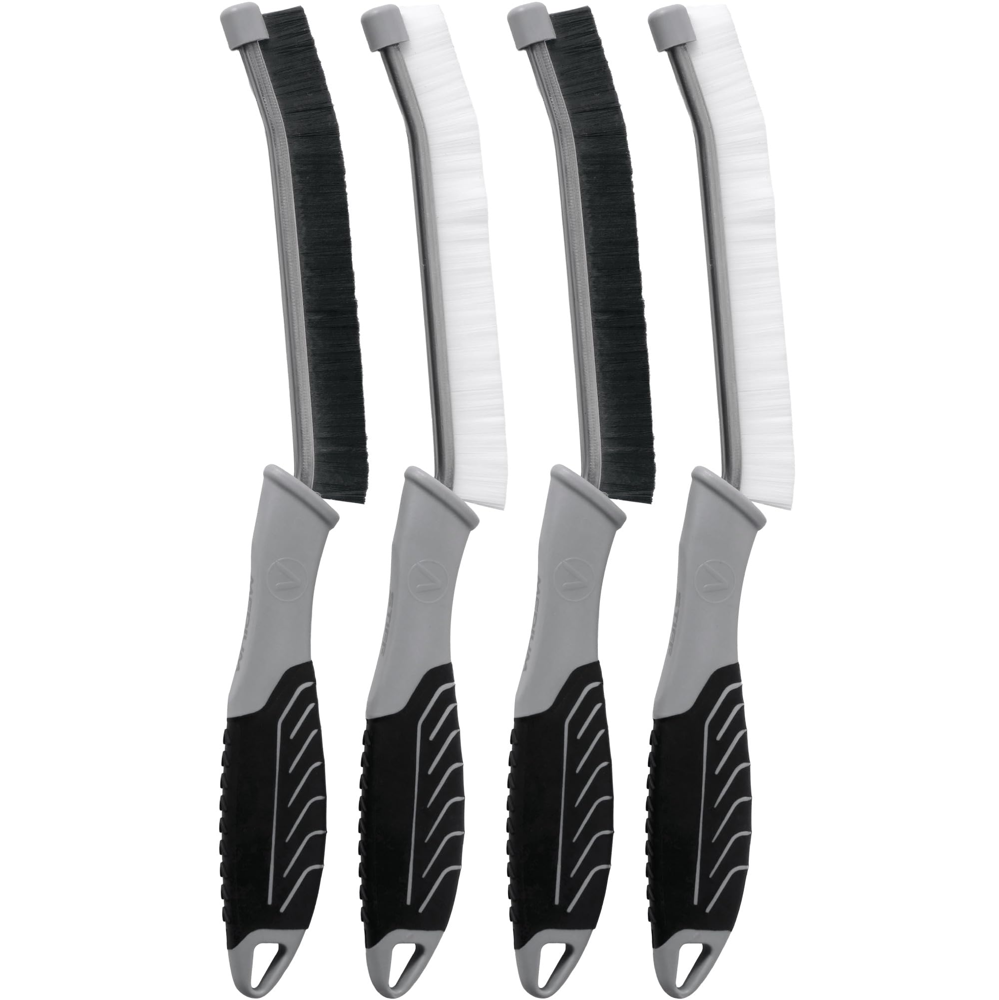 VIKING Car Detailing Brush for Interior Cleaning 4 Pack | Multi-Purpose for Car Seat Carpet Brush Interior Car Cleaner Medium Bristles and Stiff Bristles product thumbnail 2