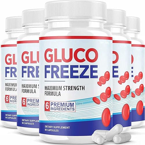 Glucofreeze Pills - Píldoras de congelación de gluco de fórmula oficial - Píldoras de glucocongelación de azúcar, suplemento dietético de