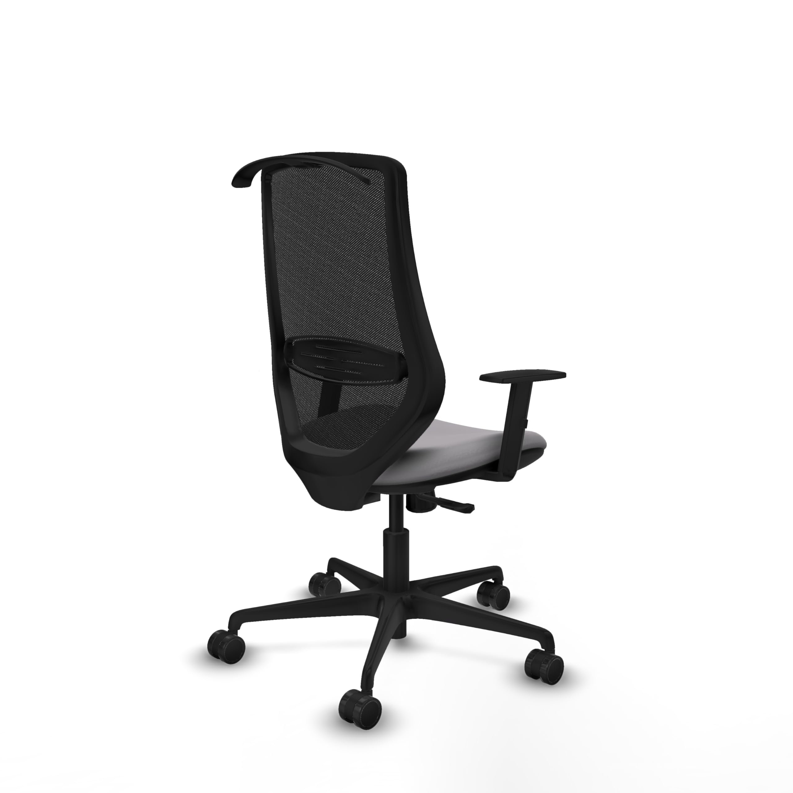 Piqueras y Crespo Silla de Oficina Mardos ergonómica para 8 Horas de Uso, con Respaldo Fijo, Brazos 1D, Apoyo Lumbar 1D y Mecanismo sincro 4 Posiciones, Ideal para 120 Kg