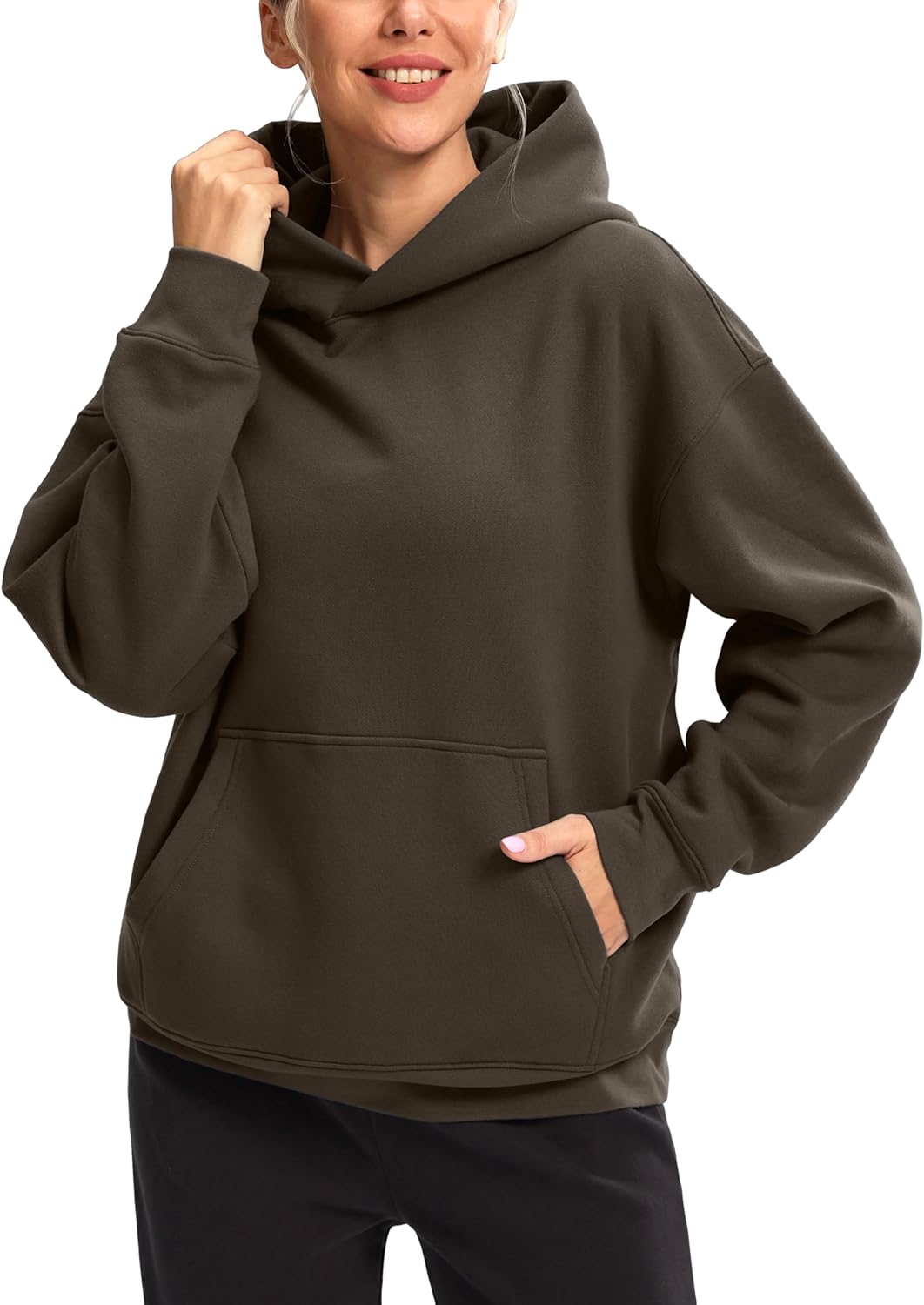 G Gradual Hoodies for Women Oversized Fleece Sweatshirt with Pocket Loose Fit Casual Athletic Workout Pullover