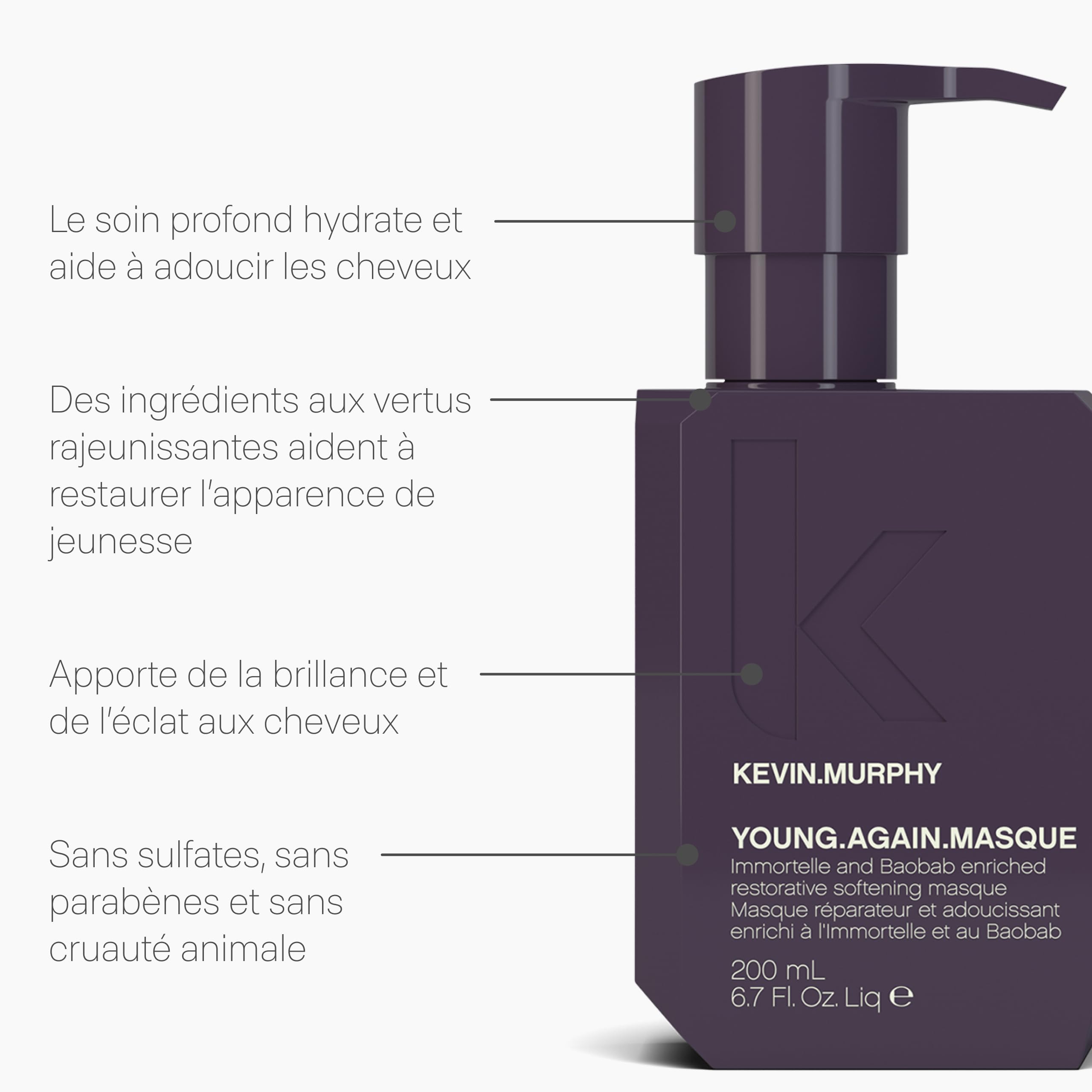 Kevin.Murphy Young.Again.Masque Tiefenwirksame Haarmaske, 200ml