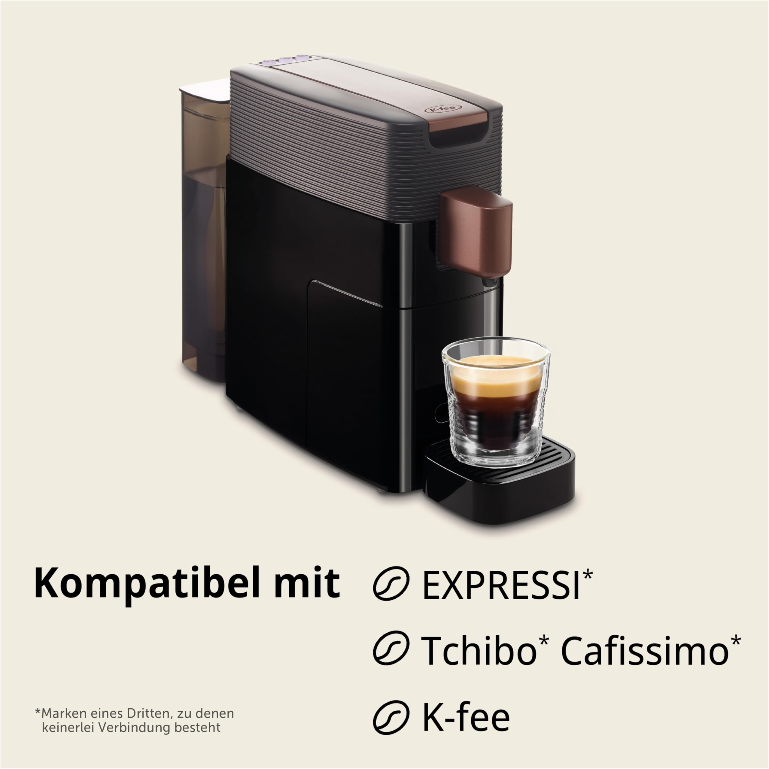 ESPRESTO Caffè Crema Classic, kompatibel mit K-fee & Aldi EXPRESSI*, RFA zertifiziert, 96 Kaffeekapseln