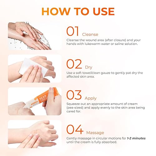 Miniatura 8 de ABERA Crema para cicatrices de cúrcuma roja Protege heridas y regenera la piel dañada Soporta una curación más rápida de heridas de la piel,