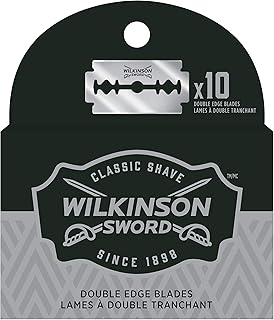 Wilkinson Sword Vintage Double Edge Safety Razor Blades, Pack of 10