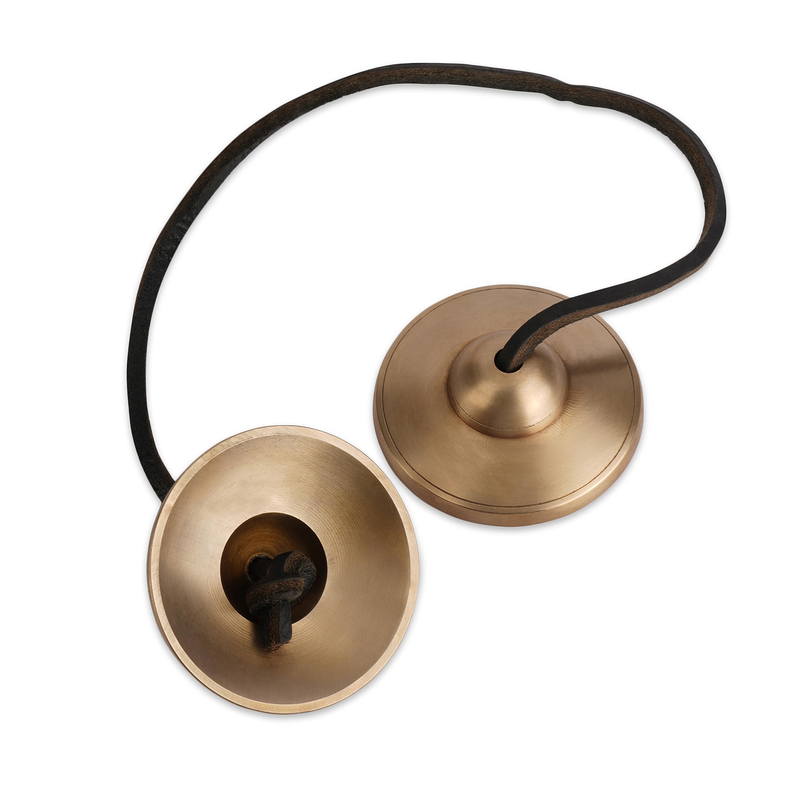 Piatti Tibetani Tingsha Per Meditazione - Con Simboli OM Mane Padme Hum, In Ottone, Per Yoga