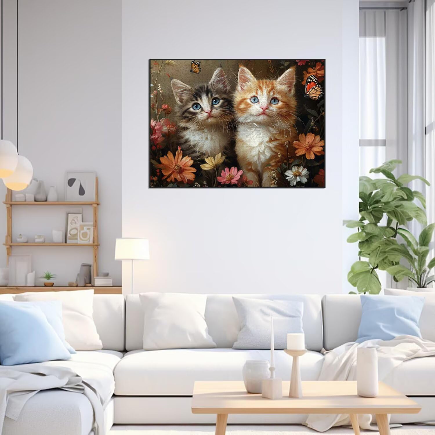 Puzzle 5000 Pezzi Fiori Puzzle Adulti, Gioco Educativo, n-301 | Jigsaw Puzzles gatto, Impossibile Difficile Sfida, Classici Gioco Familiare, Giochi Divertenti, Idee Regalo