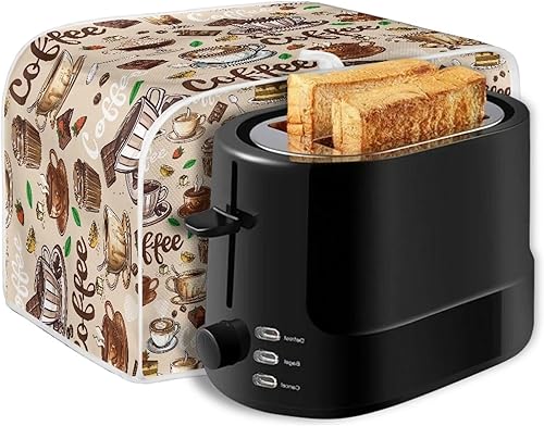 Miniatura 122 de Starry Night Toaster Covers 2 Slice Protectores de huellas dactilares a prueba de polvo y protección contra grasa para electrodomésticos Noche