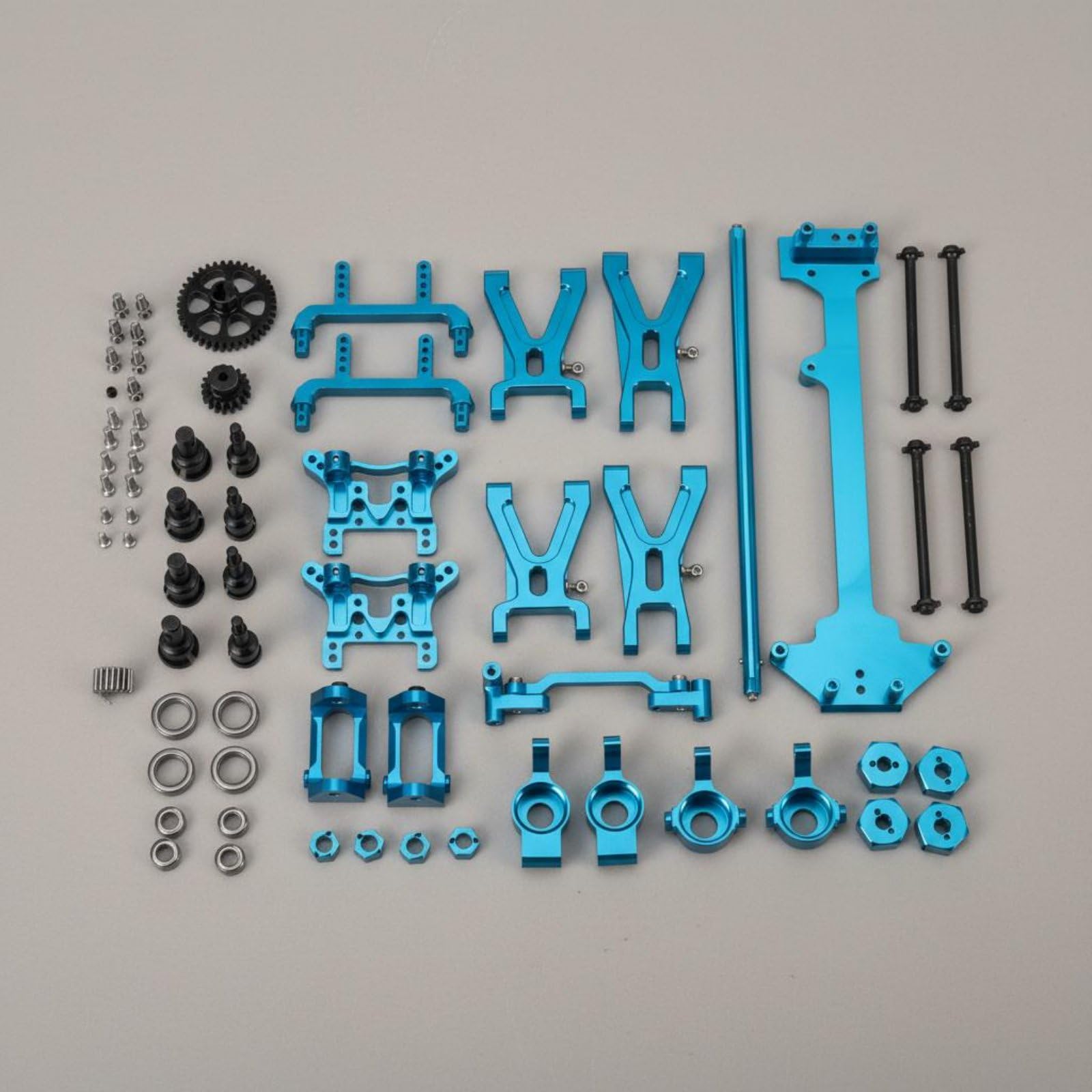 Rc Vehicle Components Kit Componenti Rc Metallo Accessori Ammortizzatori Trasmissione Cuscinetti Anteriori CNC per Ridurre Giochi E Vibrazioni Adatto, Oro