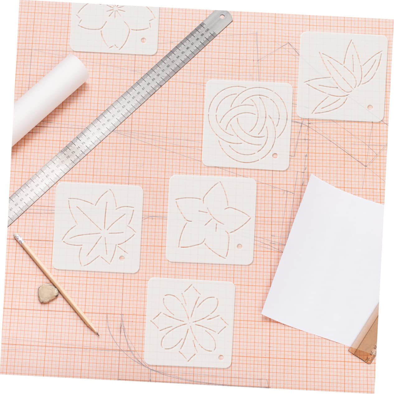 20piezas Plantilla De Costura Acrílica Para Patchwork Regla De Acolchado y De Manualidades Para Principiantes y Entusiastas