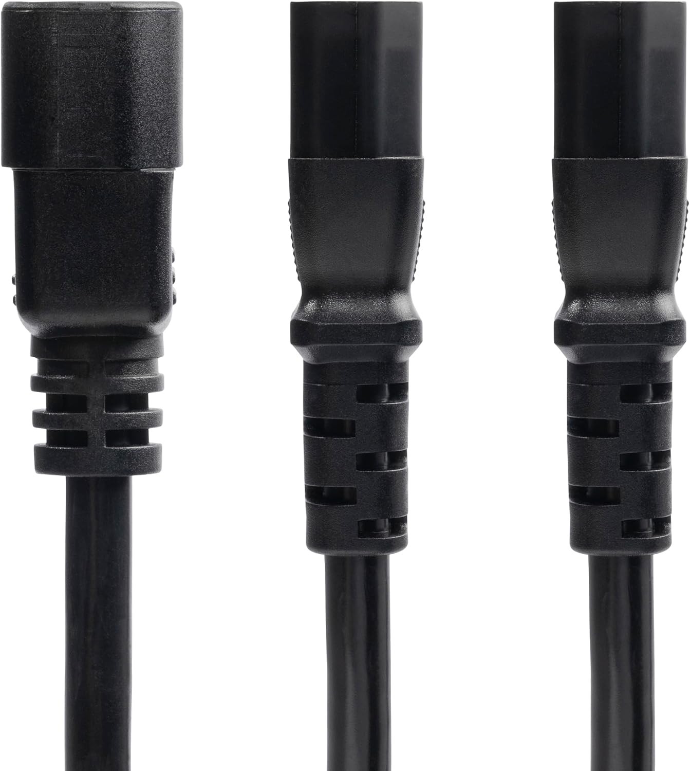 StarTech.com 6ft (1.8m) Power Extension Cord Y Splitter, IEC 60320 C14 to 2X IEC 60320 C13 AC Power Cable, 10A 250V, 18AWG, Power Cable Splitter - UL Listed, TAA (8723-8600-POWER-CORD)