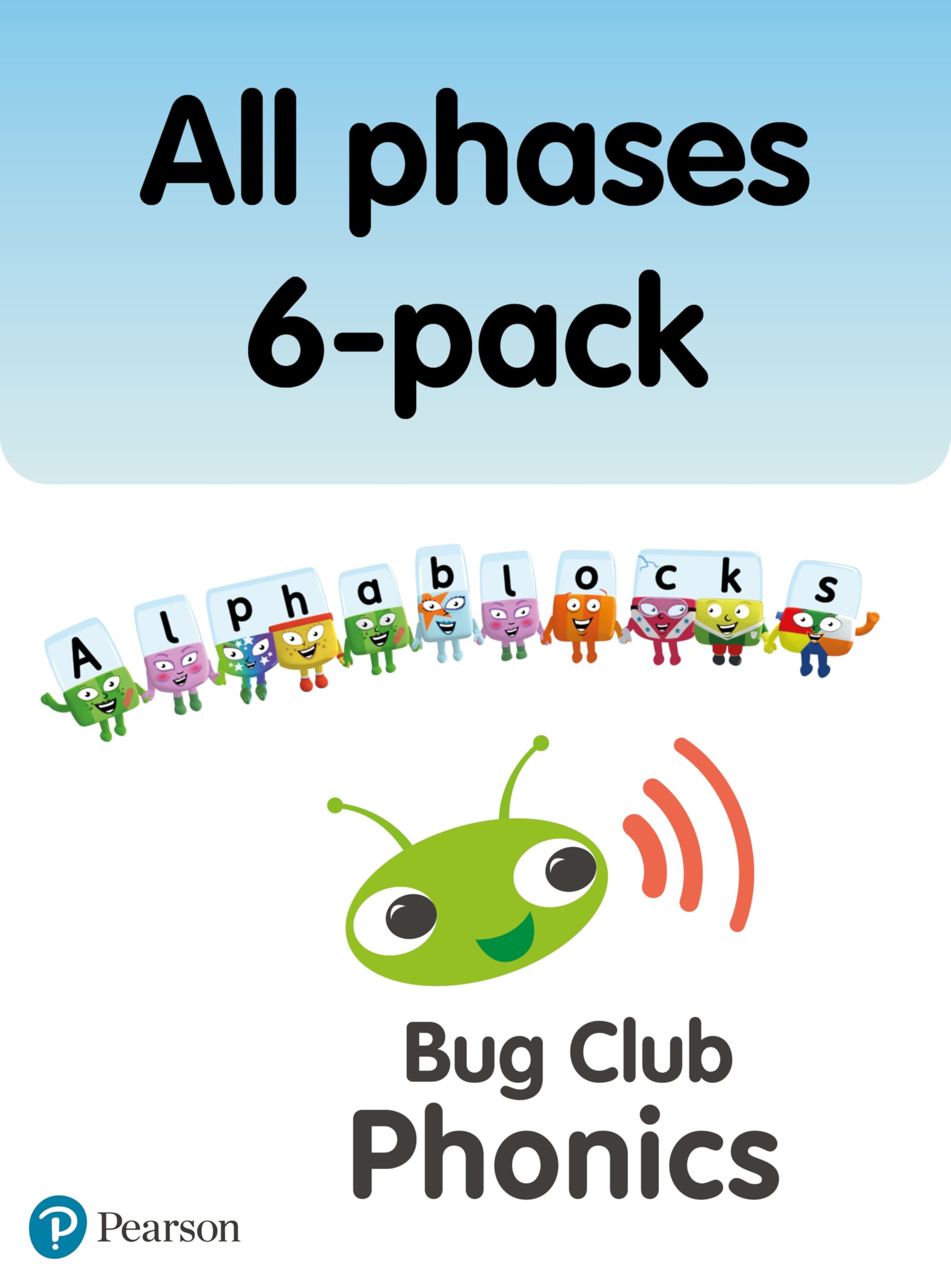 New Phonics Bug and Alphablocks All Phases 6-pack Paperback – 13 May 2011