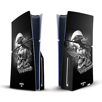Head Case Designs Officially Licensed Alchemy Gothic Poes Raven Gothic Vinyl Sticker Gaming Skin Decal Cover Compatible With Sony PlayStation 5 PS5 Slim Disc Edition Console