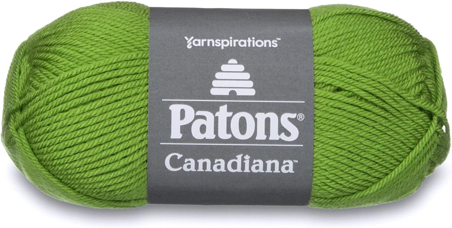 PATONS Canadiana Cherished Green Yarn - 6 Pack of 3.5oz/100g - Acrylic - 4 Medium - 205 Yards - Knitting/Crochet