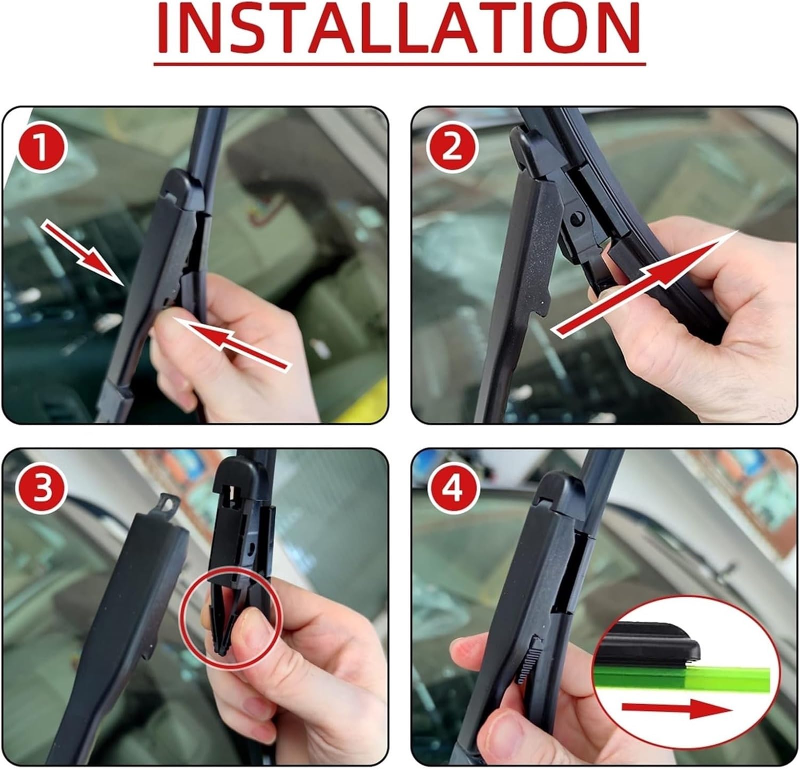 Escobillas limpiaparabrisas Delanteras Escobilla limpiaparabrisas Escobilla para Benz para Vito para Viano W639 Escobillas limpiaparabrisas Delanteras traseras Cepillos