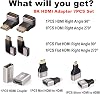 Kit de Adaptadores HDMI, 7 Piezas Mini/Micro/Ángulo Recto HDMI Macho a Hembra | Soporta 8K@60Hz, 4K@120Hz, Compatible con Xbox, PS5, Raspberry Pi, Cámara y más 3