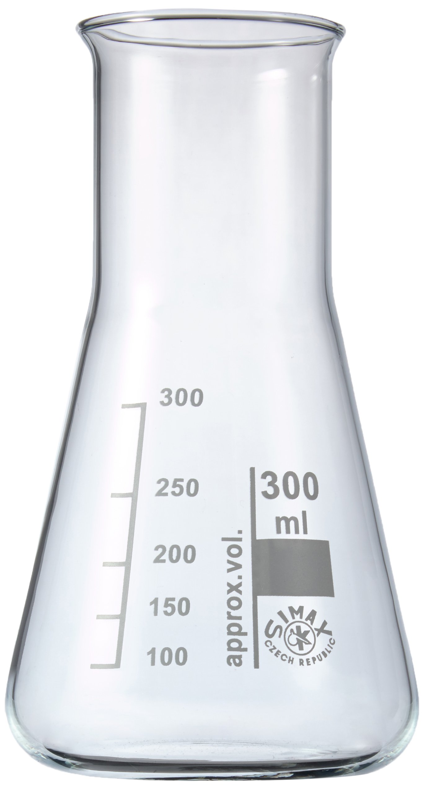 NeoLab E-1070 Erlenmeyer Simax - Juego de 10 frascos (300 ml)
