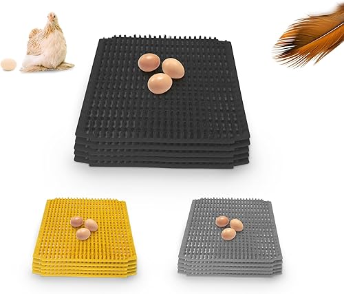 Paquete de 6 almohadillas anidables lavables para gallineros, cajas de anidación, almohadillas de anidación reutilizables, almohadillas para caja