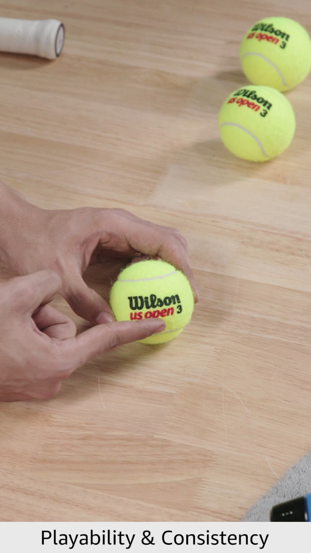 Amazon.com : Wilson US Open Extra Duty Tennis Balls (Case