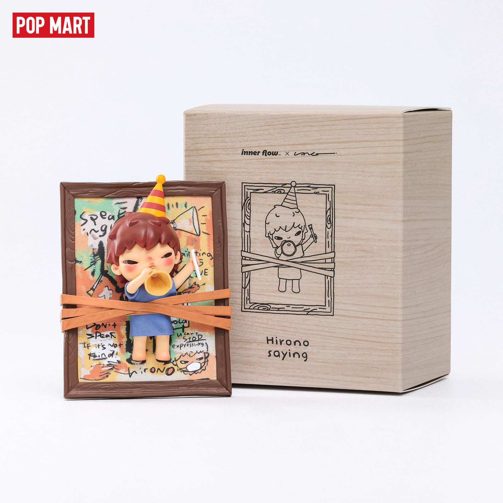 Amazon.com: POP MART Hirono Saying Figurine Set Collection