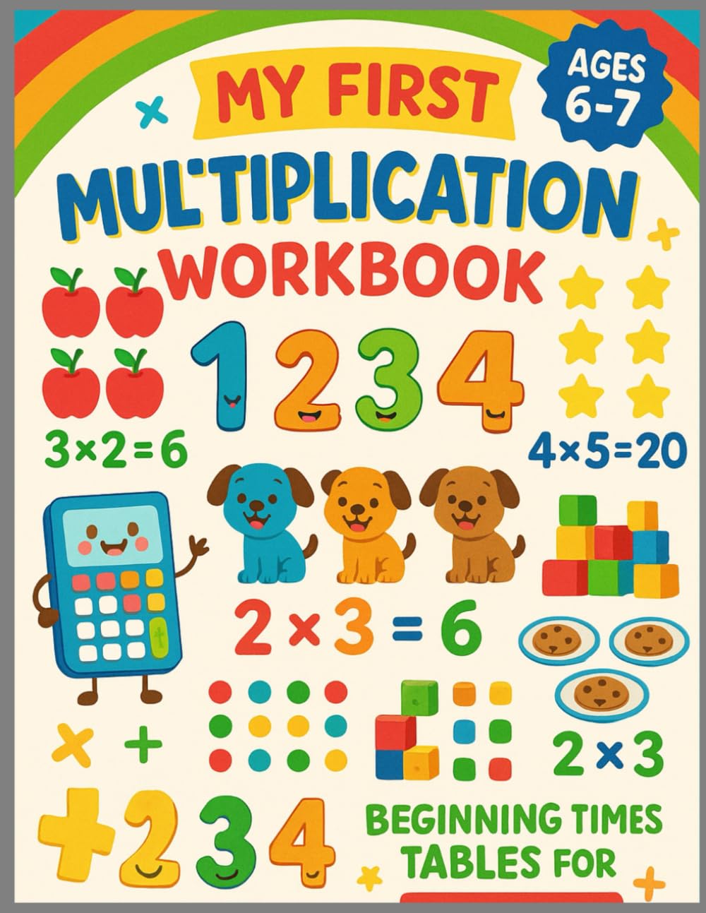 Fun with Fractions Workbook Grade 1: Learn, Compare, and Color Fractions for Ages 6-7 (Elevate Math Mastery: Progressive Drills from Elementary to Middle School)