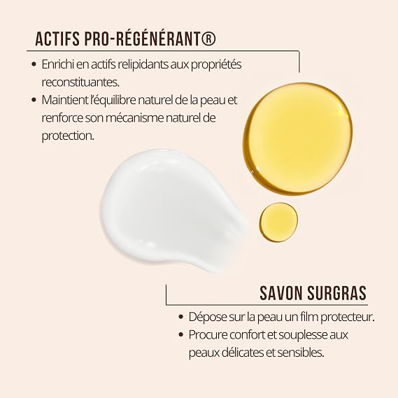 Rogé Cavaillès Bath and Shower Gel for Sensitive Skin Milk and Honey 1L