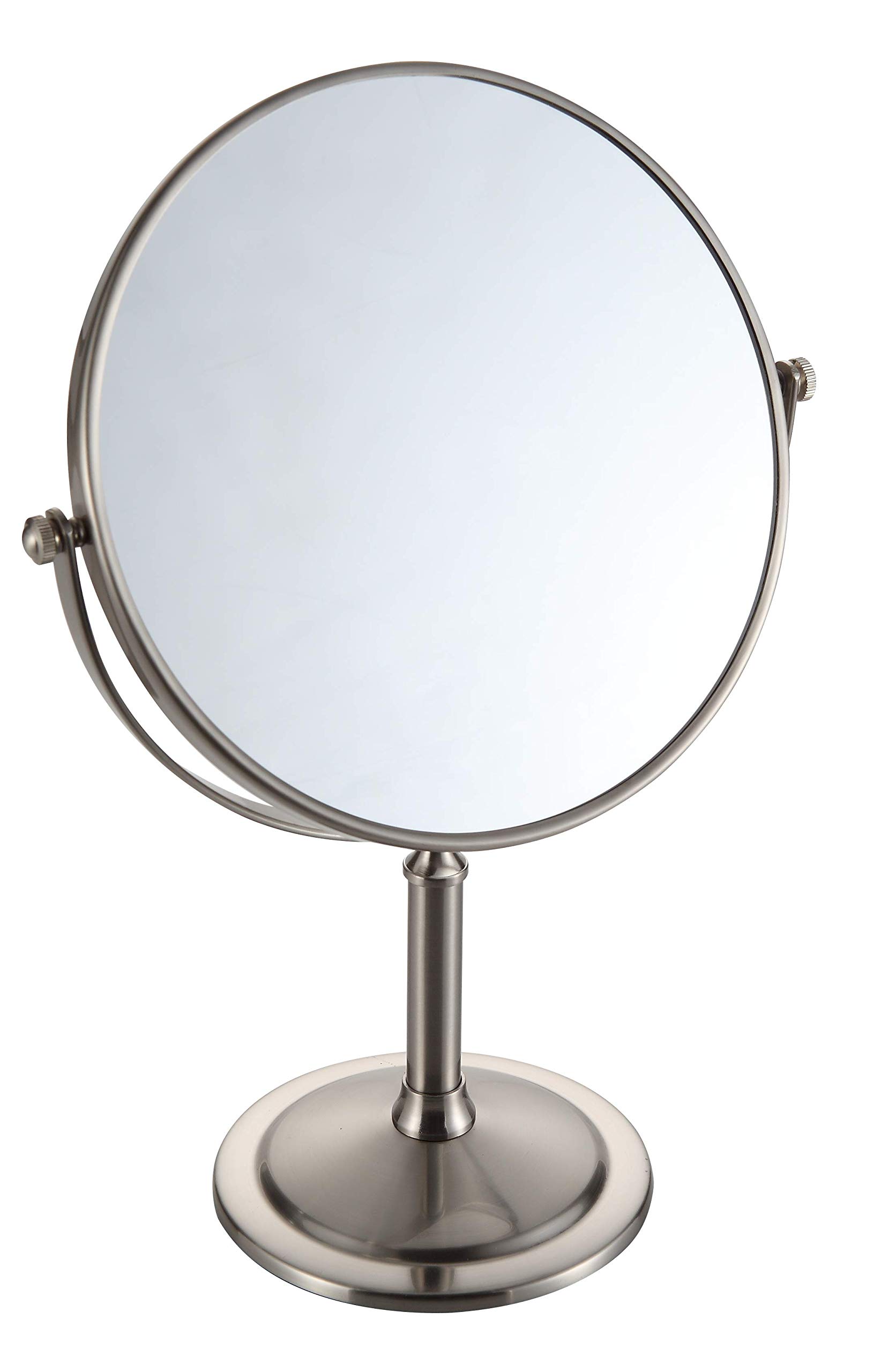 KALLY 6 Inch Cosmetic Mirror 226-1N, Brushed Nickel