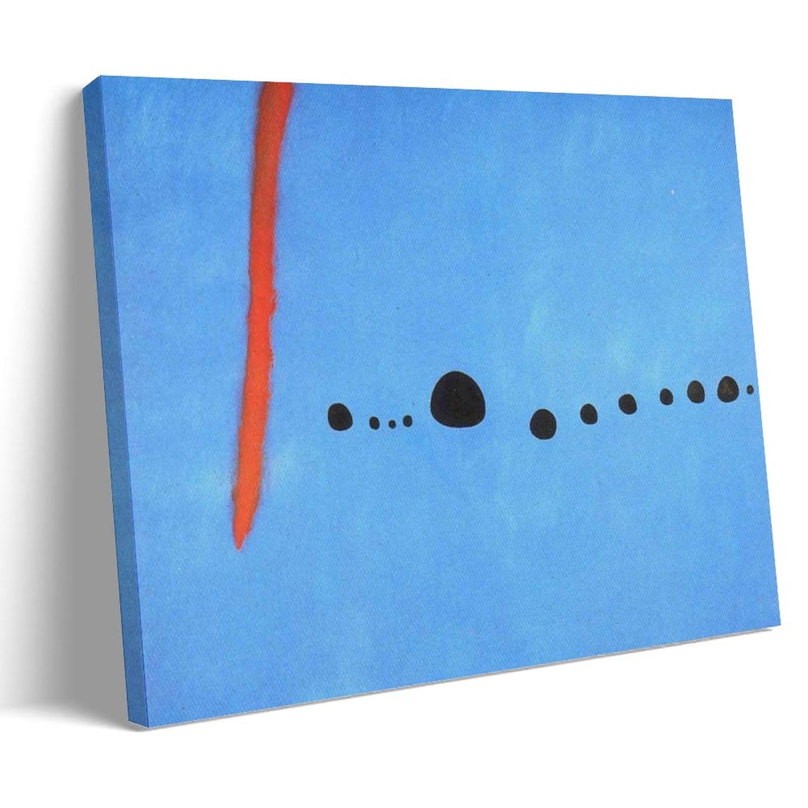 Cambos Frame-Style Joan Miro Famous Painters' Works（Blue）Printing Posters Gifts Canvas Painting Wall Art Decorative Picture Prints Modern Decor 12X18inch(30X45cm)