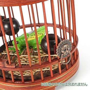 Amazon | [華能] 虫かご ギスカゴ 丸虫かご 木製 ハンドメイド